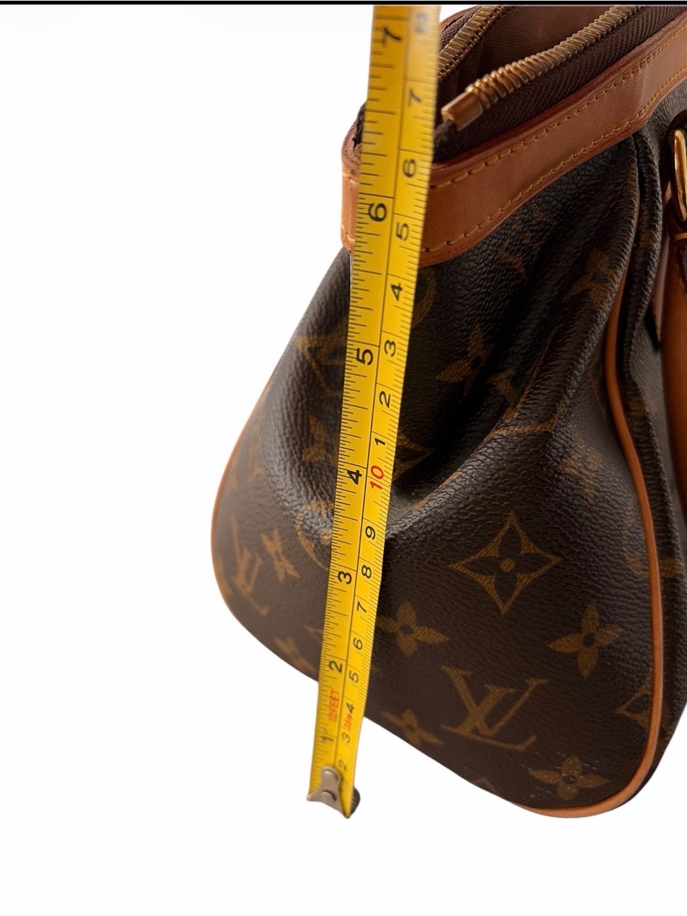 Louis Vuitton Tivoli PM Monogram Canvas Satchel Top Handle Bag Classic Luxury - Picture 6 of 10